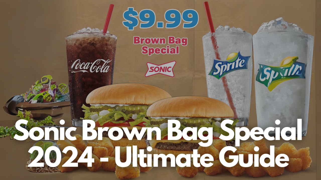 Sonic Brown Bag Special 2024 Unbeatable Deal Only 9.99!