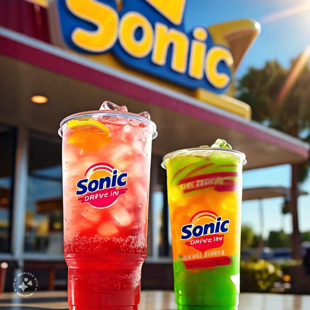 Sonic Sunrise Drink - Fruity Fusion of Cherry Limeade and Orange Juice